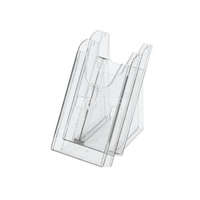 Prospektustartó A/4 2részes asztali Multiform 60437 60458 víztiszta