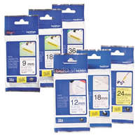 BROTHER Betűnyomó kazetta 24mm Brother TZeS251 erős tapadású fehér-fekete