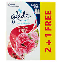 Glade® Glade® Touch&Fresh utántöltő 10 ml 2+1 Zamatos cseresznye és bazsarózsa
