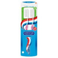 AQUAFRESH Aquafresh fogkefe 2 db Clean&Flex Medium