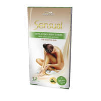 JOANNA JOANNA Sensual Szőrtelenítő gyantacsík testre aloe vera kivonattal - 6x2 db