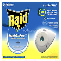 Raid® Raid® Night&Day szúnyog- és légyirtó korong készülékhez utántöltő 240 órás