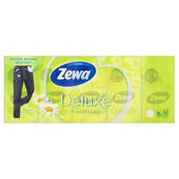 Zewa Zewa Deluxe papírzsebkendő 3 rétegű 10x10 db Camomile Comfort