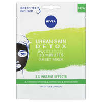 NIVEA NIVEA URBAN SKIN fátyolmaszk 1 db 10 perces méregtelenítő