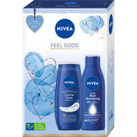  NIVEA Feel Good ajándékcsomag (Creme Care tusfürdő&testápoló)