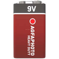 AGFAPHOTO Elem, 9V, 1 db, féltartós (szén-cink), zsugor, AGFAPHOTO "Heavy Duty"