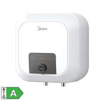 MIDEA D10-20VD1(O) elektromos vízmelegítő, bojler, 2000 W, 10 liter, zománcozott víztartály és fűtőszál, mechanikus vezérlés, konyhapult fölé szerelhető