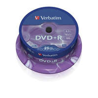 VERBATIM DVD-R lemez, AZO, 4,7GB, 16x, 25 db, hengeren, VERBATIM