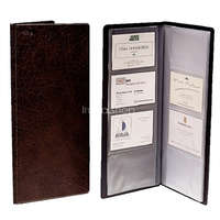 ESSELTE Névjegytartó, 128 db-os, ESSELTE "Standard", fekete