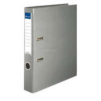 VICTORIA OFFICE Iratrendező, 50 mm, A4, PP/karton, élvédő sínnel, VICTORIA OFFICE, "Basic", szürke