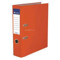 VICTORIA OFFICE Iratrendező, 75 mm, A4, PP/karton, VICTORIA OFFICE, "Basic", narancs