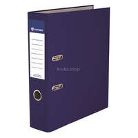 VICTORIA OFFICE Iratrendező, 75 mm, A4, PP/karton, VICTORIA OFFICE, "Basic", sötétkék