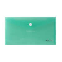 VICTORIA OFFICE Irattartó tasak, DL, PP, patentos, VICTORIA OFFICE, zöld