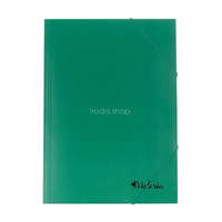 VICTORIA OFFICE Gumis mappa, karton, A4, VICTORIA OFFICE, zöld