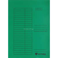 VICTORIA OFFICE Pólyás dosszié, karton, A4, VICTORIA OFFICE, zöld