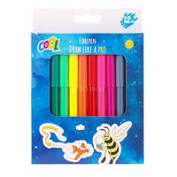 COOL BY VICTORIA Filctoll készlet, 2 mm, COOL BY VICTORIA, 12 különböző szín