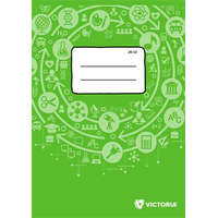 VICTORIA PAPER Füzet, tűzött, A5, sima, 32 lap, VICTORIA PAPER Circle "20-32"