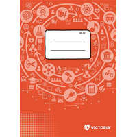 VICTORIA PAPER Füzet, tűzött, A4, kockás, 32 lap, VICTORIA PAPER Circle "87-32"