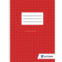 VICTORIA PAPER Spirálfüzet, A5, kockás, 70 lap, VICTORIA PAPER