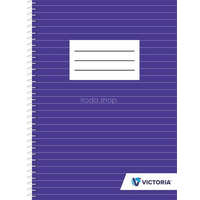 VICTORIA PAPER Spirálfüzet, A5, vonalas, 70 lap, VICTORIA PAPER