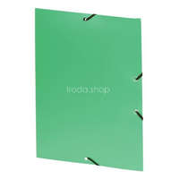 VIQUEL Gumis mappa, 15 mm, PP, A4, VIQUEL "Essentiel", zöld