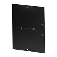 VIQUEL Gumis mappa, 15 mm, PP, A4, VIQUEL "Essentiel", fekete