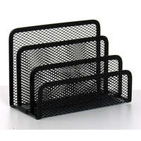VICTORIA OFFICE Levéltartó, fémhálós, VICTORIA OFFICE, fekete