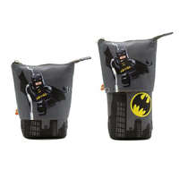 LEGO Tolltartó, cipzáras, pop-up, LEGO "Super Heroes Batman", szürke-mintás