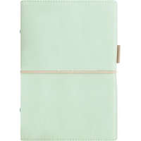FILOFAX Kalendárium, gyűrűs, betétlapokkal, pocket méret, FILOFAX, "Domino" Soft", pasztellzöld