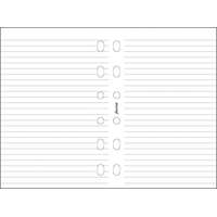 FILOFAX Kalendárium betét, jegyzetlap, pocket méret, vonalas, FILOFAX, fehér