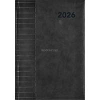 DAYLINER Naptár, tervező, A5, napi, DAYLINER, "Tucson", fekete