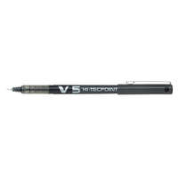 PILOT Rollertoll, 0,3 mm, tűhegyű, kupakos, PILOT "Hi-Tecpoint V5", fekete