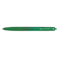 PILOT Golyóstoll, 0,22 mm, nyomógombos, PILOT "Super Grip G", zöld
