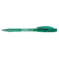 STABILO Golyóstoll, 0,38 mm, nyomógombos, STABILO "Liner 308", zöld