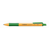 STABILO Golyóstoll, 0,5 mm, nyomógombos, STABILO "Pointball", zöld