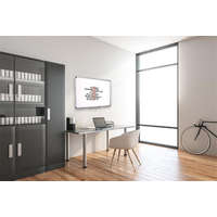 VICTORIA VISUAL Fehértábla, mágneses, 100x150 cm, alumínium keret, VICTORIA VISUAL