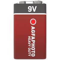 AGFAPHOTO Elem, 9V, 1 db, féltartós (szén-cink), zsugor, AGFAPHOTO Heavy Duty