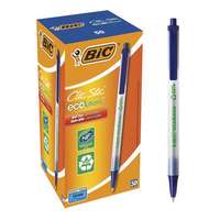 BIC Golyóstoll, 0,32 mm, nyomógombos, BIC Clic Stic ecolutions , kék