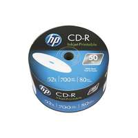 HP CD-R lemez, nyomtatható, 700MB, 52x, 50 db, zsugor csomagolás, HP