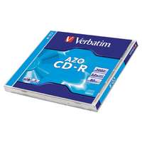 VERBATIM CD-R lemez, Crystal bevonat, AZO, 700MB, 52x, 1 db, normál tok, VERBATIM DataLife Plus