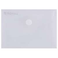 DONAU Irattartó tasak, A7, PP, patentos, DONAU, áttetsző