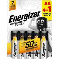 ENERGIZER Elem, AA ceruza, 4+1 db, ENERGIZER Alkaline Power
