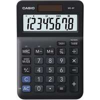 CASIO Számológép, asztali, 8 számjegy, CASIO MS-8 F , fekete