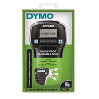DYMO Elektromos feliratozógép, DYMO LM 160 , fekete, + 3 db D1 szalag