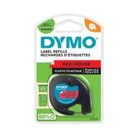 DYMO Feliratozógép szalag, 12 mm x 4 m, DYMO Letratag , piros
