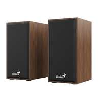 GENIUS Hangszóró, 2.0, 6W, USB táp, fa burkolat, GENIUS SP-HF180 , barna