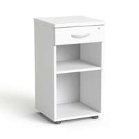 MAYAH Szekrény, asztalmagas, fiókos, nyitott polcos, MAYAH Freedom SV-14 , fehér