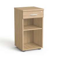 MAYAH Szekrény, asztalmagas, fiókos, nyitott polcos, MAYAH Freedom SV-14 , kőris