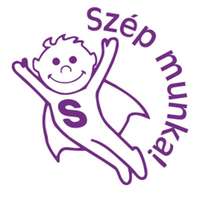 COLOP Bélyegző, motivációs, Szép munka!, COLOP N43-kék , lila