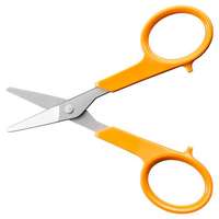 FISKARS Olló, körömvágó, 10 cm, egyenes, FISKARS Classic , narancssárga